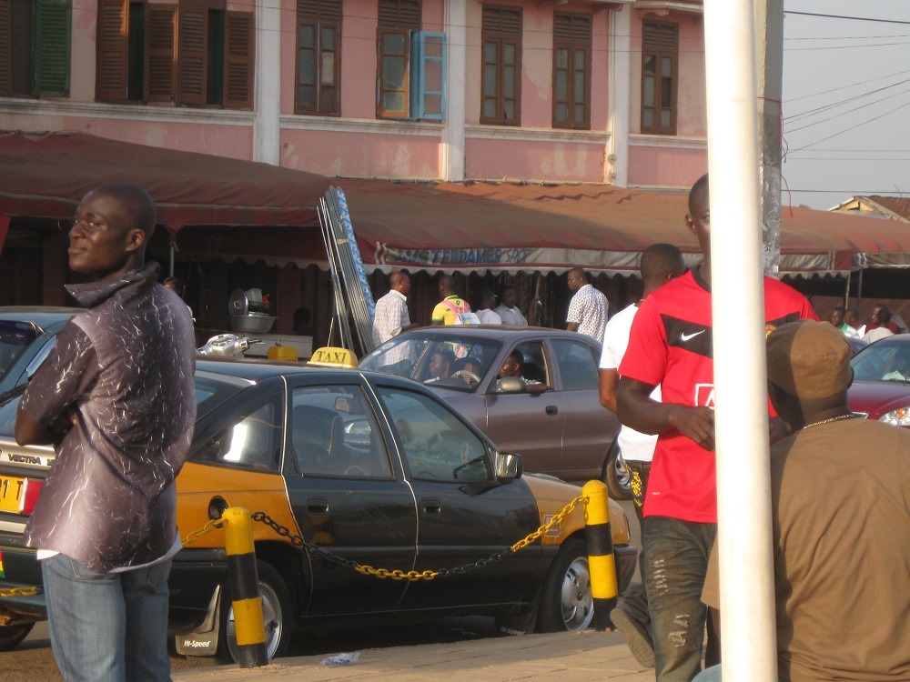 Local taxi in Kumasi