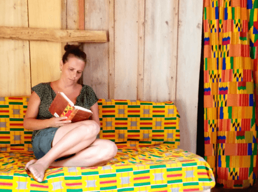 Patricia Zoer, Dutch co-owner of Moon&Star guesthouse in Ghana