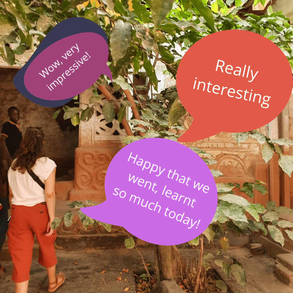 feedback from our guests about a visit to Bodwease traditional shrine