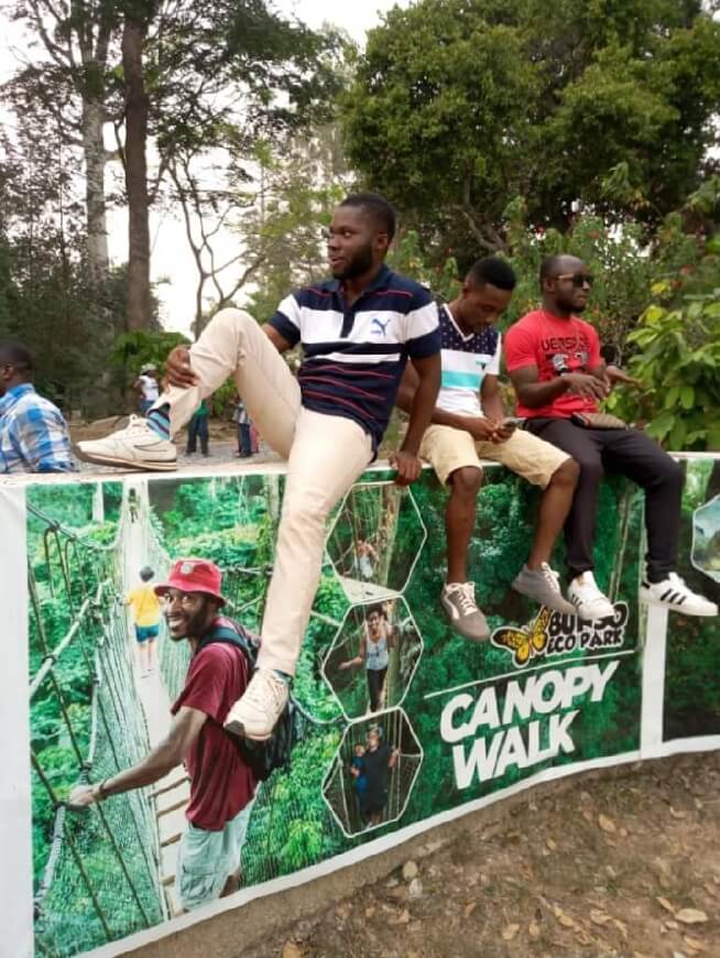 canopy walks are part of the tourist sites in Eastern region
