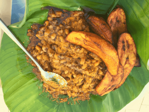 waakye, local food in Ghana