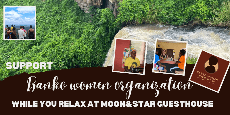 All proceeds from our guesthouse in Ghana go straight to charity!